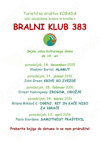 Bralni klub 383
