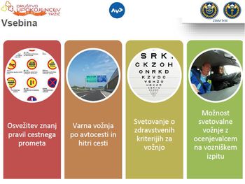 Projekt SOŽITJE za večjo varnost v cestnem prometu za seniorje in upokojence 