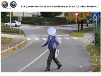 Nacionalna preventivna akcija za večjo varnost pešcev