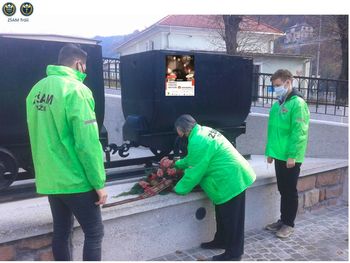 Simbolično obeleženje Svetovnega dne spomina na žrtve prometnih nesreč 2020