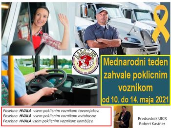 Mednarodni teden zahvale poklicnim voznikom