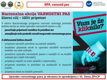 Nacionalna preventivna akcija Varnostni pas
