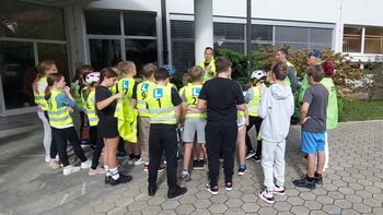 Kolesarski izpiti učencev OŠ Tržič