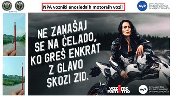 Nacionalna preventivna akcija »Vozniki enoslednih motornih vozil« Nacionalna preventivna akcija »Vozniki enoslednih motornih vozil«