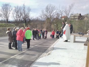 Otvoritev ceste v Bašlju