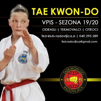 VPIS NOVIH ČLANOV - TAEKWON-DO