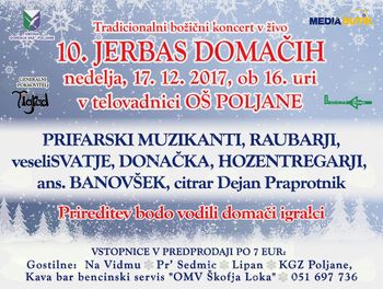 Pred silvestrovanjem še Jerbas domačih in Zimska pravljica