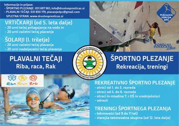 Športne dejavnosti Društva "Prosti čas" Šmartno 2018/19