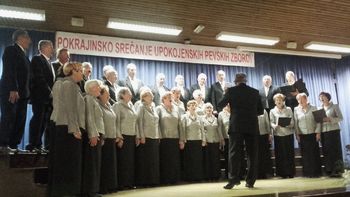 1. MESTO  MPZ DU KOMENDA NA REVIJI "GORENJSKI UPOKOJENCI POJEJO"