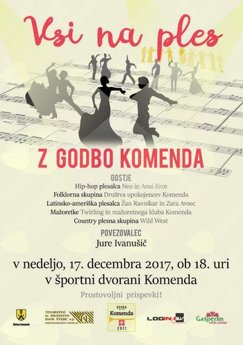 Koncert Godbe Komenda - Vsi na ples