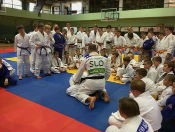 Judoisti Judo kluba Komenda trenirali z Rokom Drakšičem