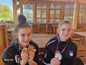 Judoistki Brina in Haya v Mariboru osvojili tri kolajne