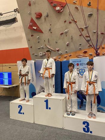 Judoisti Judo kluba Komenda zablesteli na tekmovanju v Celju