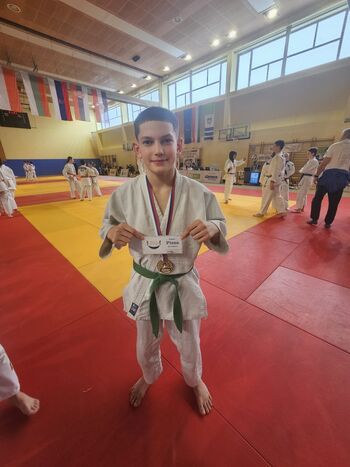 Judoist Zakhar Kholodov prvi na mednarodnem Pokalu Lendave