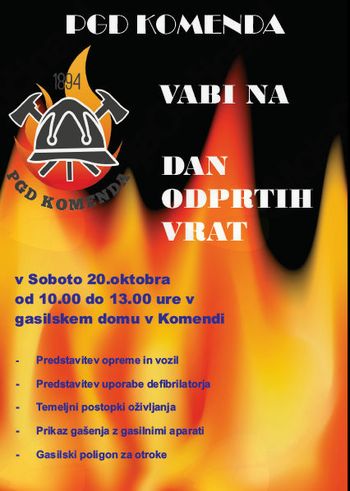 DAN ODPRTIH VRAT PGD KOMENDA