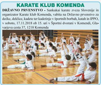 DRŽAVNO PRVENSTVO  ZA DEČKE, DEKLICE, KADETE IN KADETINJE