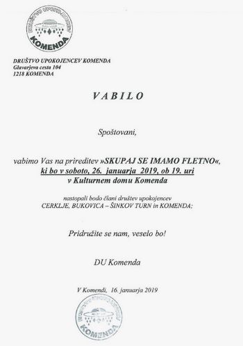 SKUPAJ SE IMAMO FLETNO