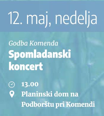 SPOMLADANSKI KONCERT