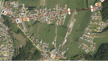 Popolna zapora ceste zaradi del - Vnanje Gorice - Nova pot