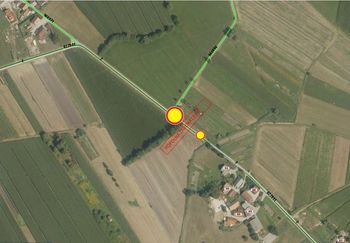 Popolna zapora lokalne ceste Notranje Gorice - Log v kraju Podplešivca 