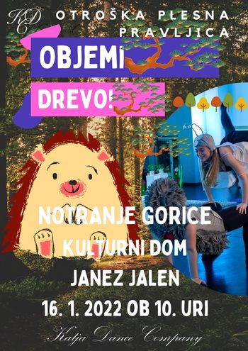 Dobrodelna prireditev - plesna pravljica Objemi drevo