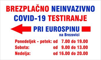 Izvajanje hitrih testov sedaj tudi na Brezovici