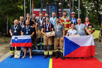 PGD Vnanje Gorice na tekmovanju Firefighter Challenge v Radovljici