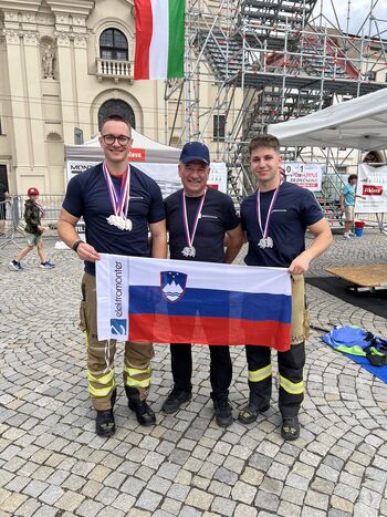 PGD Vnanje Gorice na tekmovanju Firefighter Challenge v Jihlavi na Češkem