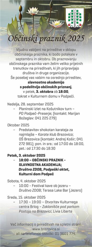 OBČINSKI PRAZNIK 2025
