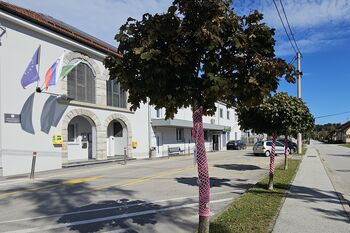 Vnanje Gorice v rožnatem 