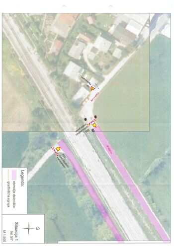 Zapora železniški podvoz Cesta v Log