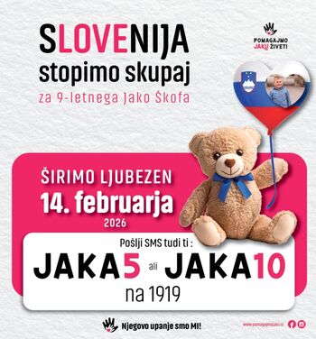 Humanitarna akcija - Širimo ljubezen za Jako!