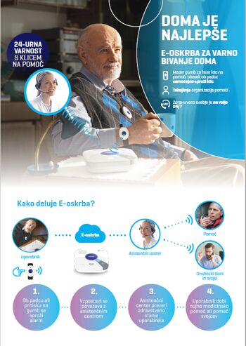 Brezplačna e-oskrba za varno bivanje doma