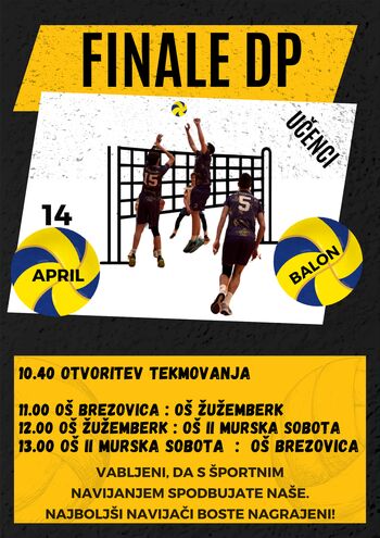 Finalni turnir šolskega državnega prvenstva v odbojki za učence - OŠ brezovica