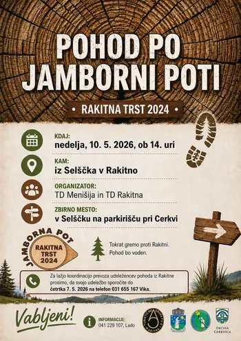 Pohod po jamborni poti iz Selščka v Rakitno
