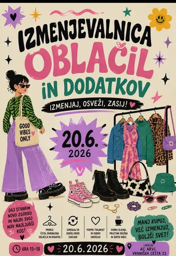 Izmenjevalnica oblačil in dodatkov
