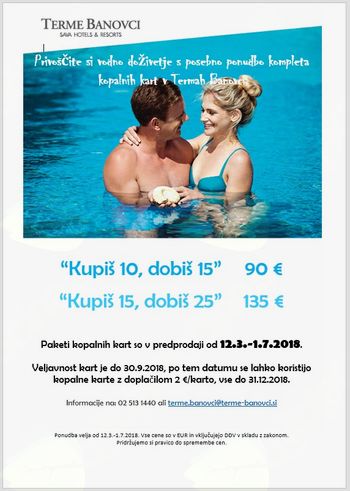 Obvestilo - Terme Banovci