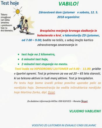 ZD Ljutomer - test hoje