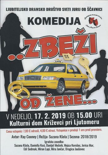 LDD Sveti Jurij ob Ščavnici: komedija Zbeži od žene