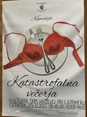 Katastrofalna večerja - ODPOVEDANO!