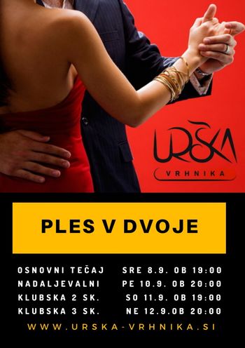 PLESNA ŠOLA URŠKA VRHNIKA - PLES V DVOJE