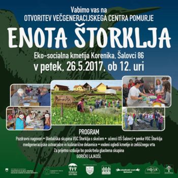 Otvoritev Večgeneracijskega centra Pomurje v Šalovcih