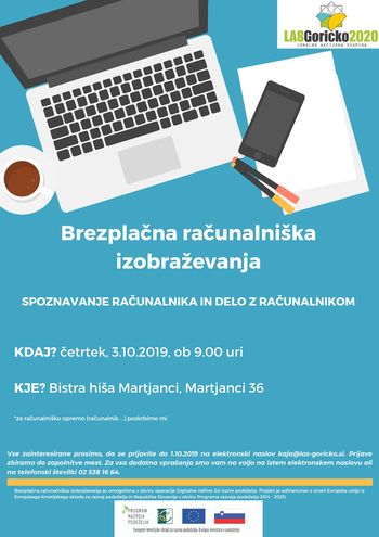BREZPLAČNA RAČUNALNIŠKA IZOBRAŽEVANJA