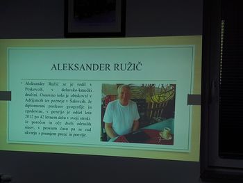 Vabilo na predstavitev nove knjige Aleksandra Ružiča