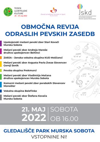 OBMOČNA REVIJA ODRASLIH PEVSKIH ZASEDB