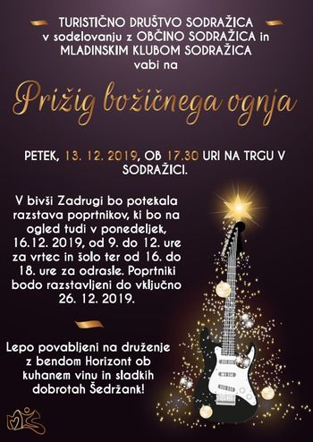 PRIHAJA PRVI SNEG, A TUDI PRIŽIG BOŽIČNEGA OGNJA 