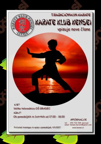 POSTANI KARATEIST ALI KARATEISTKA!