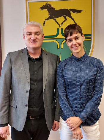 DELOVNI SESTANEK S POSLANKO DRŽAVNEGA ZBORA SARO ŽIBRAT