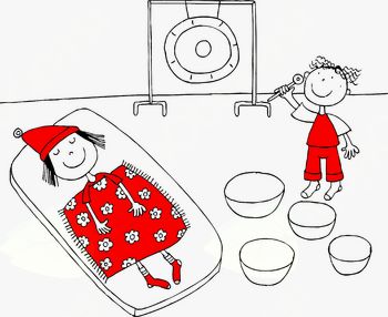 Zvočna kopel s tibetanskimi posodami in gongi