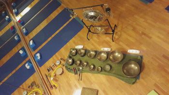 Zvočna kopel s tibetanskimi posodami in gongi